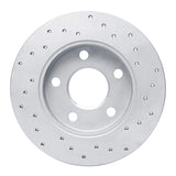 Dynamic Friction 2004-2016 Buick Allure Rear Left Drilled Geoperformance Rotor by Dynamic Friction Company 820-47042L