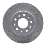 Dynamic Friction 2016-2025 Buick Envision Rear Left Drilled Geoperformance Rotor by Dynamic Friction Company 820-47075L