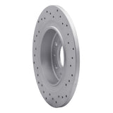 Dynamic Friction 2016-2025 Buick Envision Rear Left Drilled Geoperformance Rotor by Dynamic Friction Company 820-47075L