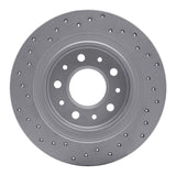 Dynamic Friction 2016-2025 Buick Regal Tourx Rear Right Drilled Geoperformance Rotor by Dynamic Friction Company 820-47075R
