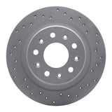 Dynamic Friction 2016-2025 Buick Regal Tourx Rear Right Drilled Geoperformance Rotor by Dynamic Friction Company 820-47075R