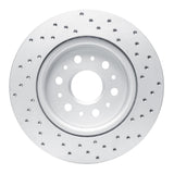 Dynamic Friction 2017-2026 Buick Enclave Rear Left Drilled Geoperformance Rotor by Dynamic Friction Company 820-48000L