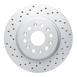 Dynamic Friction 2017-2026 Buick Enclave Rear Left Drilled Geoperformance Rotor by Dynamic Friction Company 820-48000L
