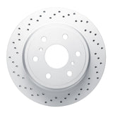 Dynamic Friction 2007-2020 Cadillac Escalade Rear Left Drilled Geoperformance Rotor by Dynamic Friction Company 820-48053L