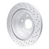 Dynamic Friction 2007-2020 Cadillac Escalade Rear Left Drilled Geoperformance Rotor by Dynamic Friction Company 820-48053L