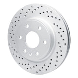 Dynamic Friction 2007-2017 Buick Enclave Front Left Drilled Geoperformance Rotor by Dynamic Friction Company 820-48054L