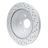 Dynamic Friction 2010-2017 Chevrolet Equinox Rear Left Drilled Geoperformance Rotor by Dynamic Friction Company 820-48058L