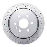 Dynamic Friction 2015-2020 Chevrolet Colorado Rear Left Drilled Geoperformance Rotor by Dynamic Friction Company 820-48063L