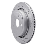Dynamic Friction 2008-2017 Chevrolet SS Rear Right Drilled Geoperformance Rotor by Dynamic Friction Company 820-52022R