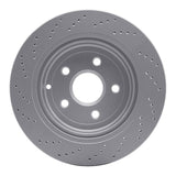 Dynamic Friction 2008-2017 Chevrolet SS Rear Right Drilled Geoperformance Rotor by Dynamic Friction Company 820-52022R
