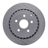 Dynamic Friction 2008-2017 Chevrolet SS Rear Right Drilled Geoperformance Rotor by Dynamic Friction Company 820-52022R