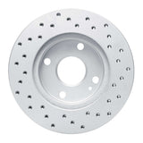 Dynamic Friction 1990-2001 Ford Escort Front Left Drilled Geoperformance Rotor by Dynamic Friction Company 820-54001L