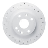 Dynamic Friction 1990-2003 Ford Escort Rear Left Drilled Geoperformance Rotor by Dynamic Friction Company 820-54003L