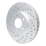 Dynamic Friction 1993-2007 Ford Taurus Sho Front Left Drilled Geoperformance Rotor by Dynamic Friction Company 820-54038L