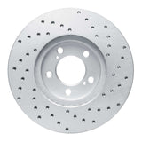 Dynamic Friction 1993-2007 Ford Taurus Sho Front Left Drilled Geoperformance Rotor by Dynamic Friction Company 820-54038L