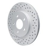 Dynamic Friction 2005-2014 Ford Mustang Rear Left Drilled Geoperformance Rotor by Dynamic Friction Company 820-54058L