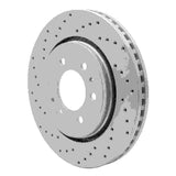 Dynamic Friction 2007-2021 Ford F-150 Rwd Front Left Drilled Geoperformance Rotor by Dynamic Friction Company 820-54204L