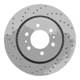 Dynamic Friction 2007-2021 Ford F-150 Rwd Front Left Drilled Geoperformance Rotor by Dynamic Friction Company 820-54204L
