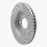 Dynamic Friction 2007-2021 Ford F-150 Rwd Front Left Drilled Geoperformance Rotor by Dynamic Friction Company 820-54204L