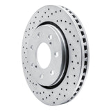 Dynamic Friction 2010-2014 Ford F-150 Rwd Front Left Drilled Geoperformance Rotor by Dynamic Friction Company 820-54219L