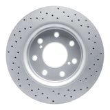 Dynamic Friction 2010-2014 Ford F-150 Rwd Front Left Drilled Geoperformance Rotor by Dynamic Friction Company 820-54219L