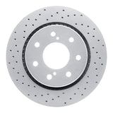 Dynamic Friction 2010-2014 Ford F-150 Rwd Front Left Drilled Geoperformance Rotor by Dynamic Friction Company 820-54219L