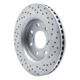 Dynamic Friction 2010-2014 Ford F-150 Rwd Front Left Drilled Geoperformance Rotor by Dynamic Friction Company 820-54219L