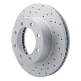Dynamic Friction 2012-2025 Ford F-350 Super Duty 4WD Front Left Drilled Geoperformance Rotor by Dynamic Friction Company 820-54223L