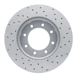 Dynamic Friction 2012-2025 Ford F-350 Super Duty 4WD Front Left Drilled Geoperformance Rotor by Dynamic Friction Company 820-54223L