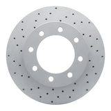 Dynamic Friction 2012-2025 Ford F-350 Super Duty 4WD Front Left Drilled Geoperformance Rotor by Dynamic Friction Company 820-54223L