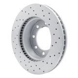 Dynamic Friction 2012-2025 Ford F-350 Super Duty 4WD Front Left Drilled Geoperformance Rotor by Dynamic Friction Company 820-54223L