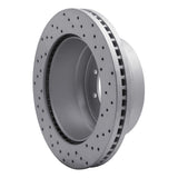 Dynamic Friction 2011-2022 Ford F-350 Super Duty 2WD Rear Left Drilled Geoperformance Rotor by Dynamic Friction Company 820-54225L