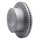 Dynamic Friction 2011-2022 Ford F-350 Super Duty 2WD Rear Right Drilled Geoperformance Rotor by Dynamic Friction Company 820-54225R