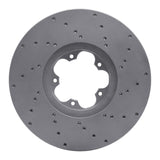 Dynamic Friction 2014-2019 Ford Transit-250 Front Left Drilled Geoperformance Rotor by Dynamic Friction Company 820-54232L