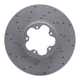Dynamic Friction 2014-2019 Ford Transit-250 Front Left Drilled Geoperformance Rotor by Dynamic Friction Company 820-54232L