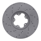 Dynamic Friction 2014-2019 Ford Transit (Mexico) Front Right Drilled Geoperformance Rotor by Dynamic Friction Company 820-54232R