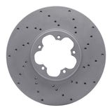 Dynamic Friction 2014-2019 Ford Transit (Mexico) Front Right Drilled Geoperformance Rotor by Dynamic Friction Company 820-54232R