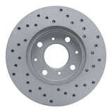 Dynamic Friction 1986-1991 Acura Integra Front Left Drilled Geoperformance Rotor by Dynamic Friction Company 820-59012L