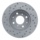 Dynamic Friction 1986-1991 Acura Integra Front Right Drilled Geoperformance Rotor by Dynamic Friction Company 820-59012R