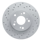 Dynamic Friction 1998-2022 Acura ILX Front Left Drilled Geoperformance Rotor by Dynamic Friction Company 820-59042L