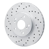 Dynamic Friction 1999-2014 Acura CL Front Left Drilled Geoperformance Rotor by Dynamic Friction Company 820-59043L