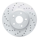 Dynamic Friction 1999-2014 Acura CL Front Left Drilled Geoperformance Rotor by Dynamic Friction Company 820-59043L