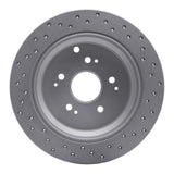 Dynamic Friction 2002-2004 Honda Odyssey Rear Left Drilled Geoperformance Rotor by Dynamic Friction Company 820-59047L