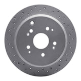 Dynamic Friction 2002-2004 Honda Odyssey Rear Left Drilled Geoperformance Rotor by Dynamic Friction Company 820-59047L