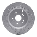 Dynamic Friction 2002-2004 Honda Odyssey Rear Right Drilled Geoperformance Rotor by Dynamic Friction Company 820-59047R