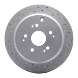Dynamic Friction 2002-2004 Honda Odyssey Rear Right Drilled Geoperformance Rotor by Dynamic Friction Company 820-59047R
