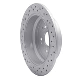 Dynamic Friction 2002-2004 Honda Odyssey Rear Right Drilled Geoperformance Rotor by Dynamic Friction Company 820-59047R