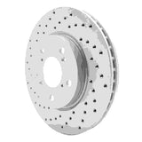 Dynamic Friction 2005-2010 Honda Odyssey Front Left Drilled Geoperformance Rotor by Dynamic Friction Company 820-59049L