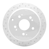 Dynamic Friction 2005-2010 Honda Odyssey Rear Left Drilled Geoperformance Rotor by Dynamic Friction Company 820-59050L