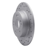 Dynamic Friction 2006-2014 Honda Ridgeline Rear Left Drilled Geoperformance Rotor by Dynamic Friction Company 820-59052L